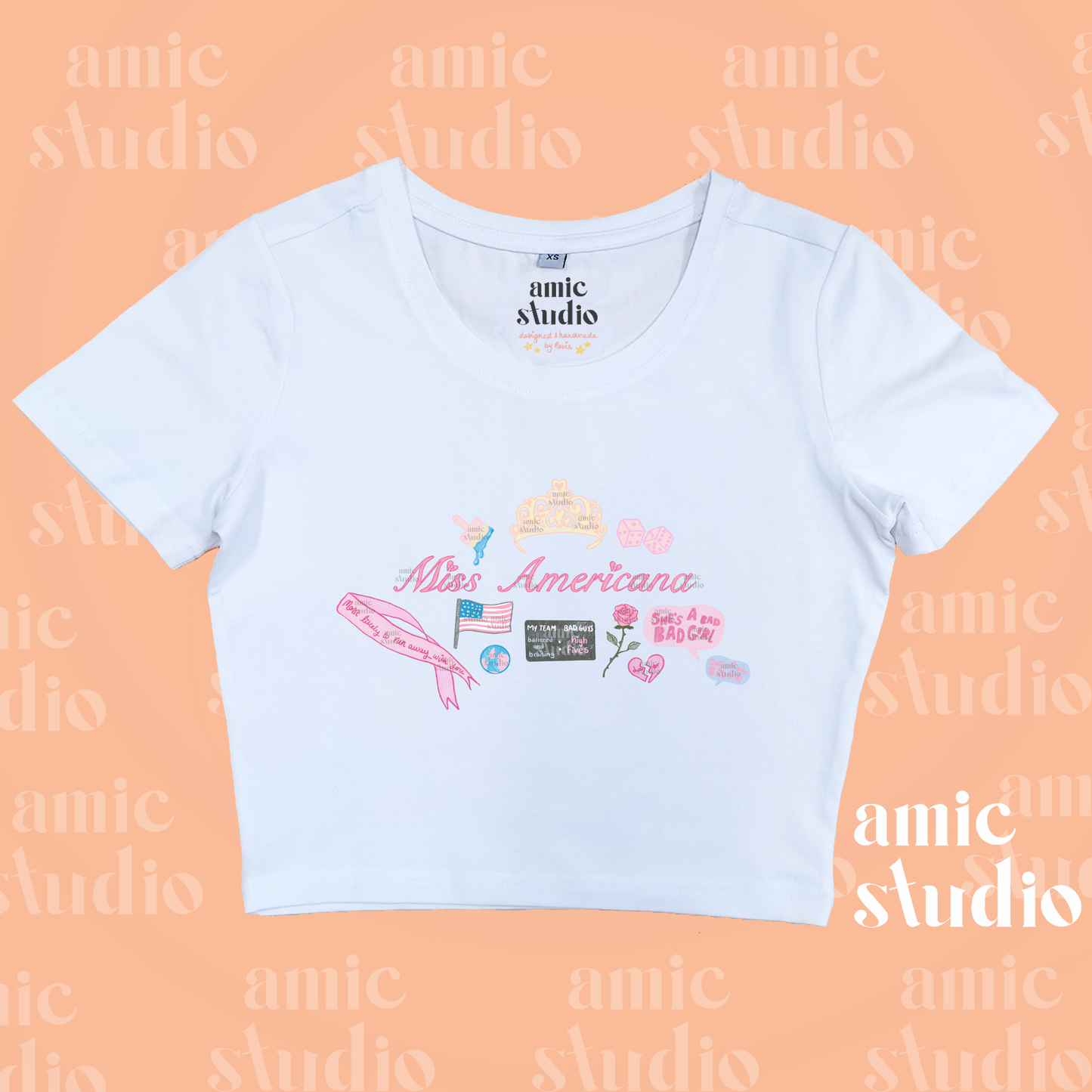 miss americana taylor tee (matching tee available)