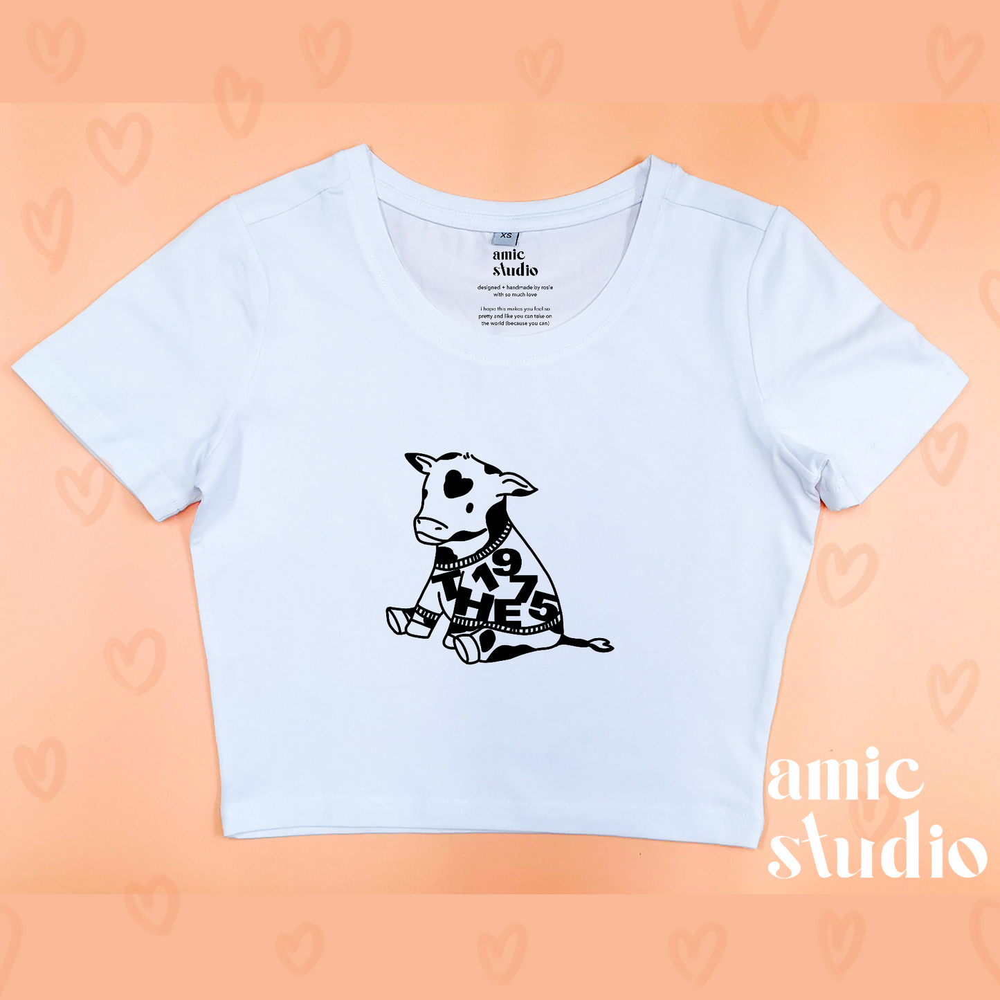 cow in a jumper tee