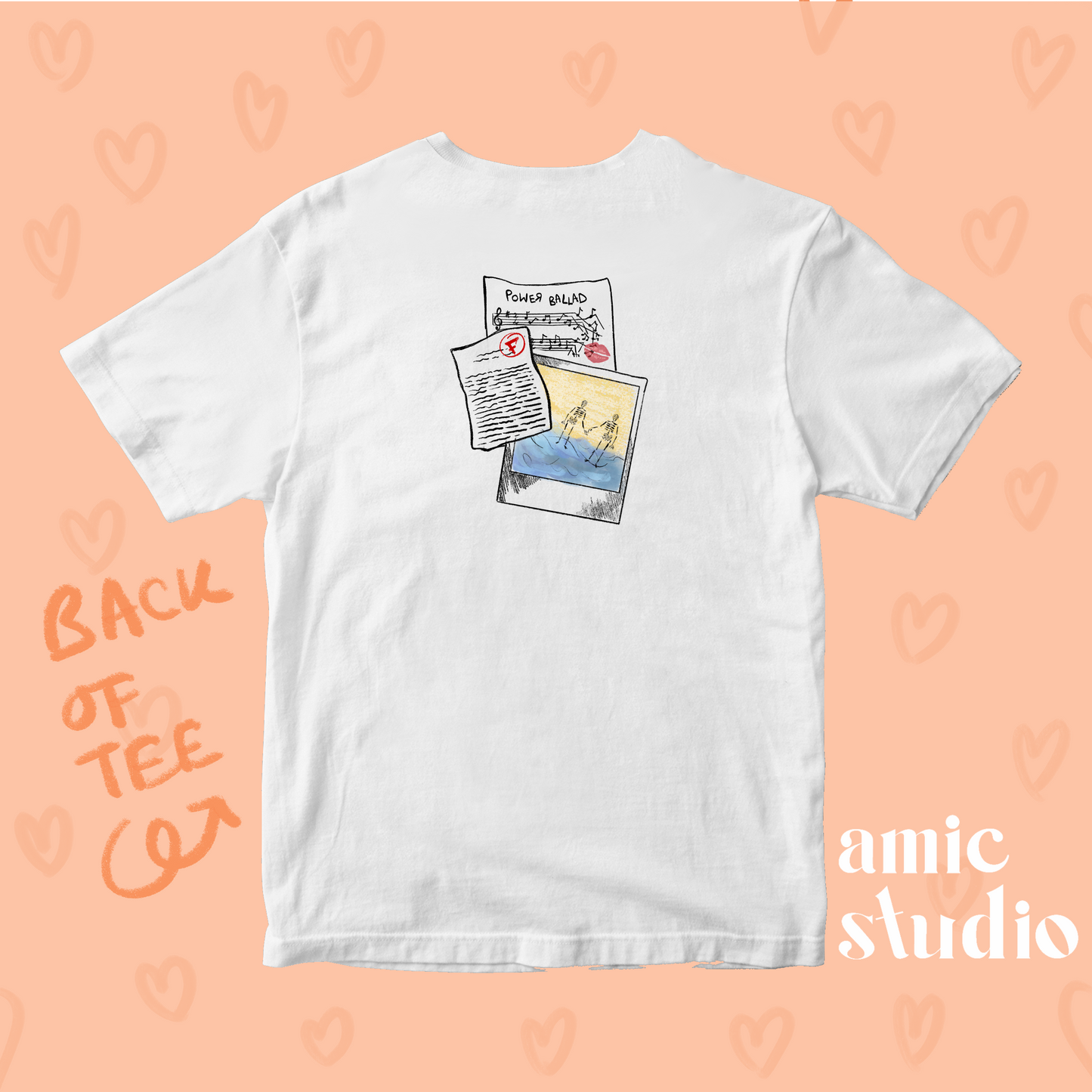 waiting room phoebe tee (double-sided t-shirt)