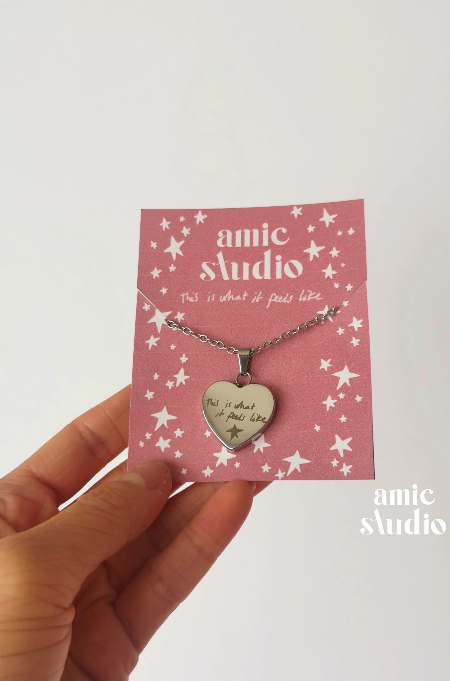 this is what it feels like inspired necklace