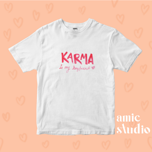 karma is my boyfriend taylor tee