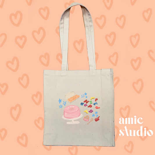 mess it up gracie tote bag