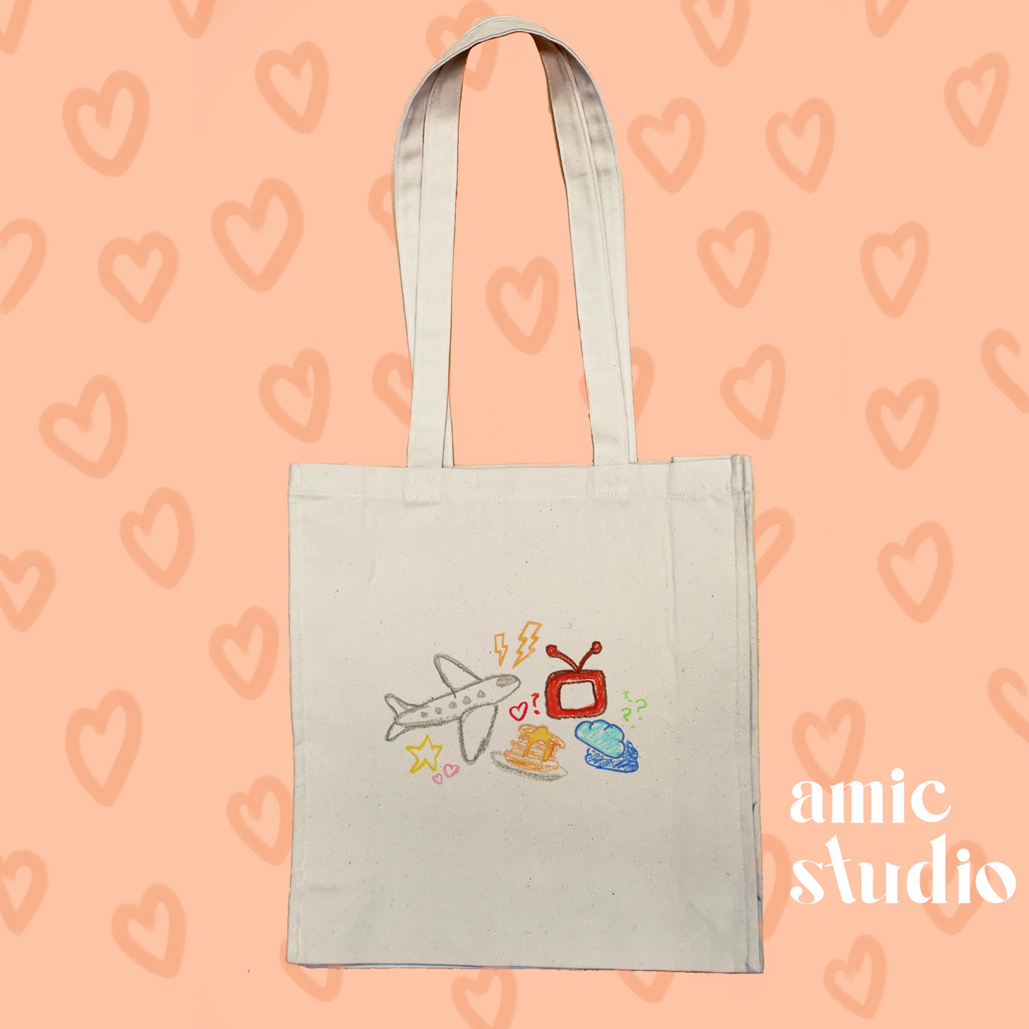 pancakes for dinner lizzy tote bag