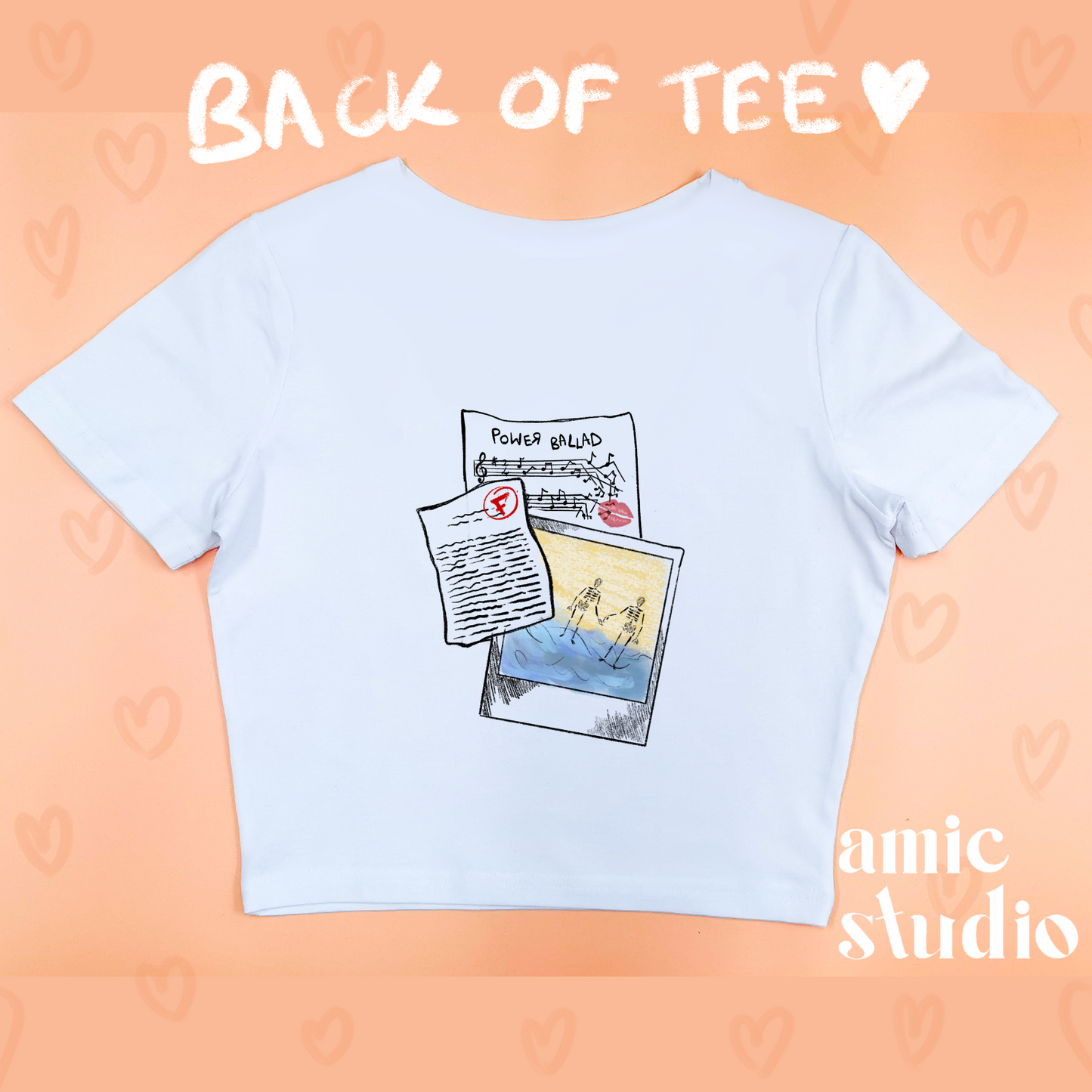 waiting room phoebe tee (double-sided t-shirt)