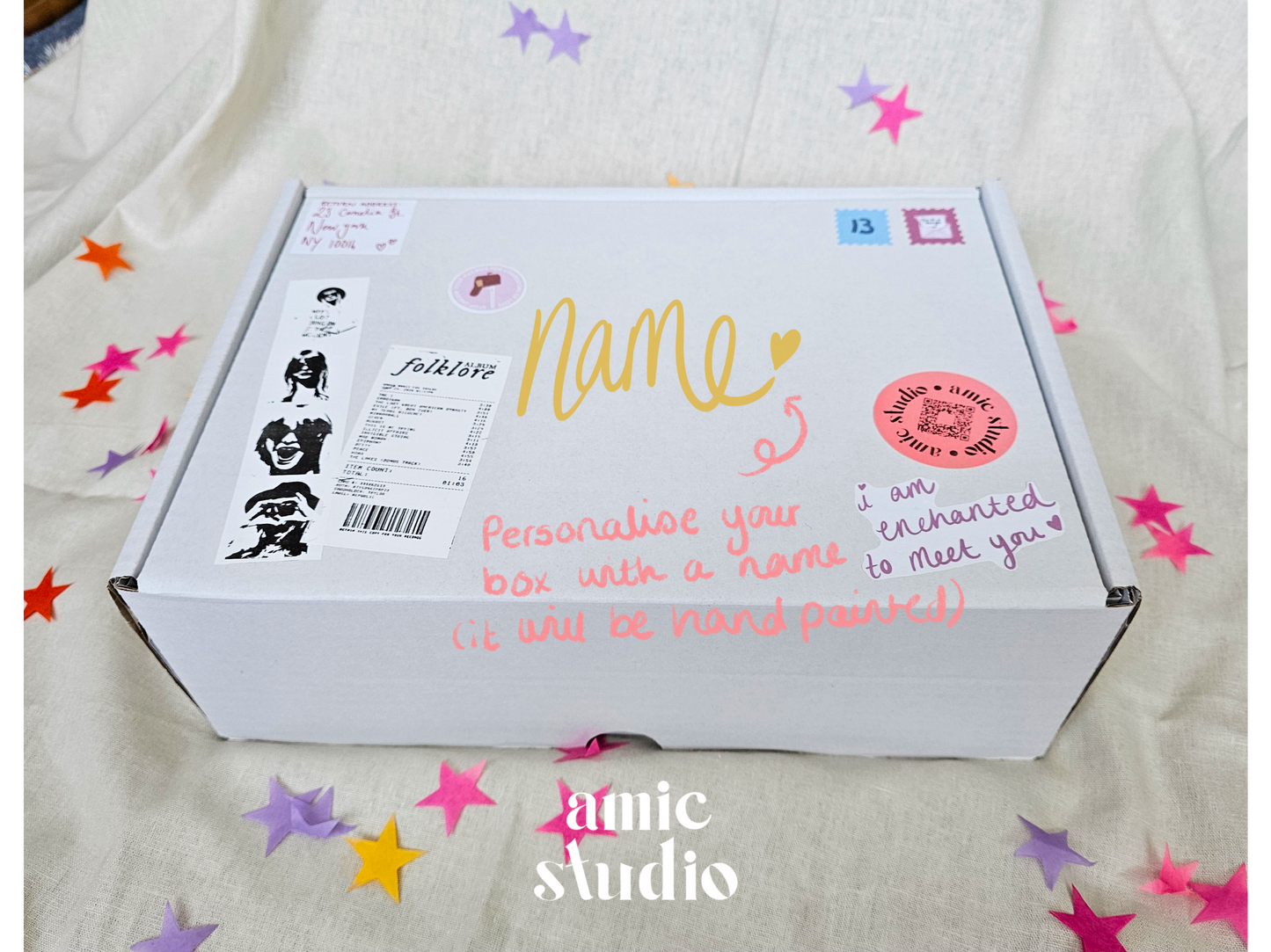 Ultimate Swiftie gift box, 13 days of Taylor, Eras tour announcement box, Swiftie countdown calendar