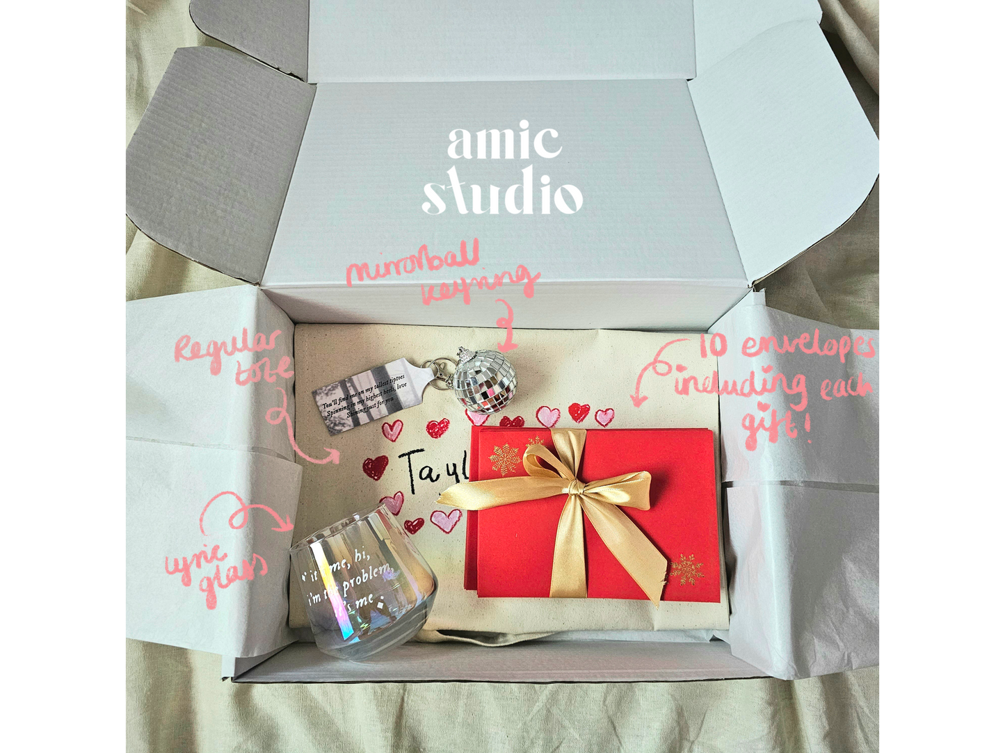 Ultimate Swiftie gift box, 13 days of Taylor, Eras tour announcement box, Swiftie countdown calendar