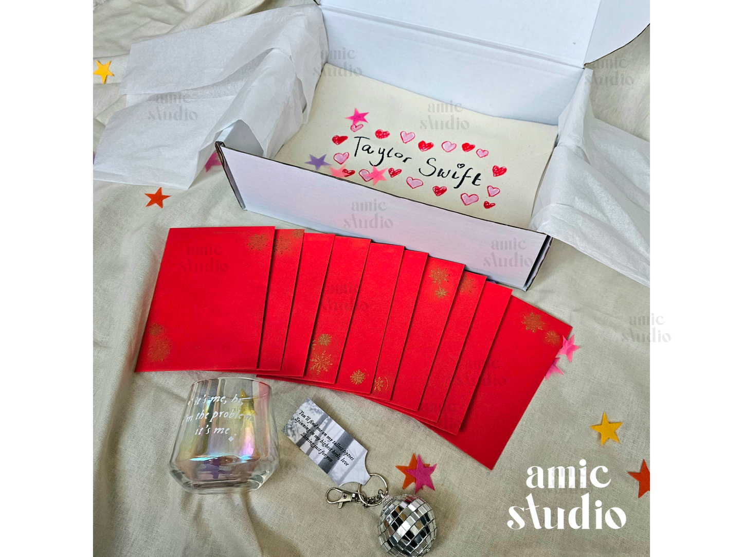 Ultimate Swiftie gift box, 13 days of Taylor, Eras tour announcement box, Swiftie countdown calendar