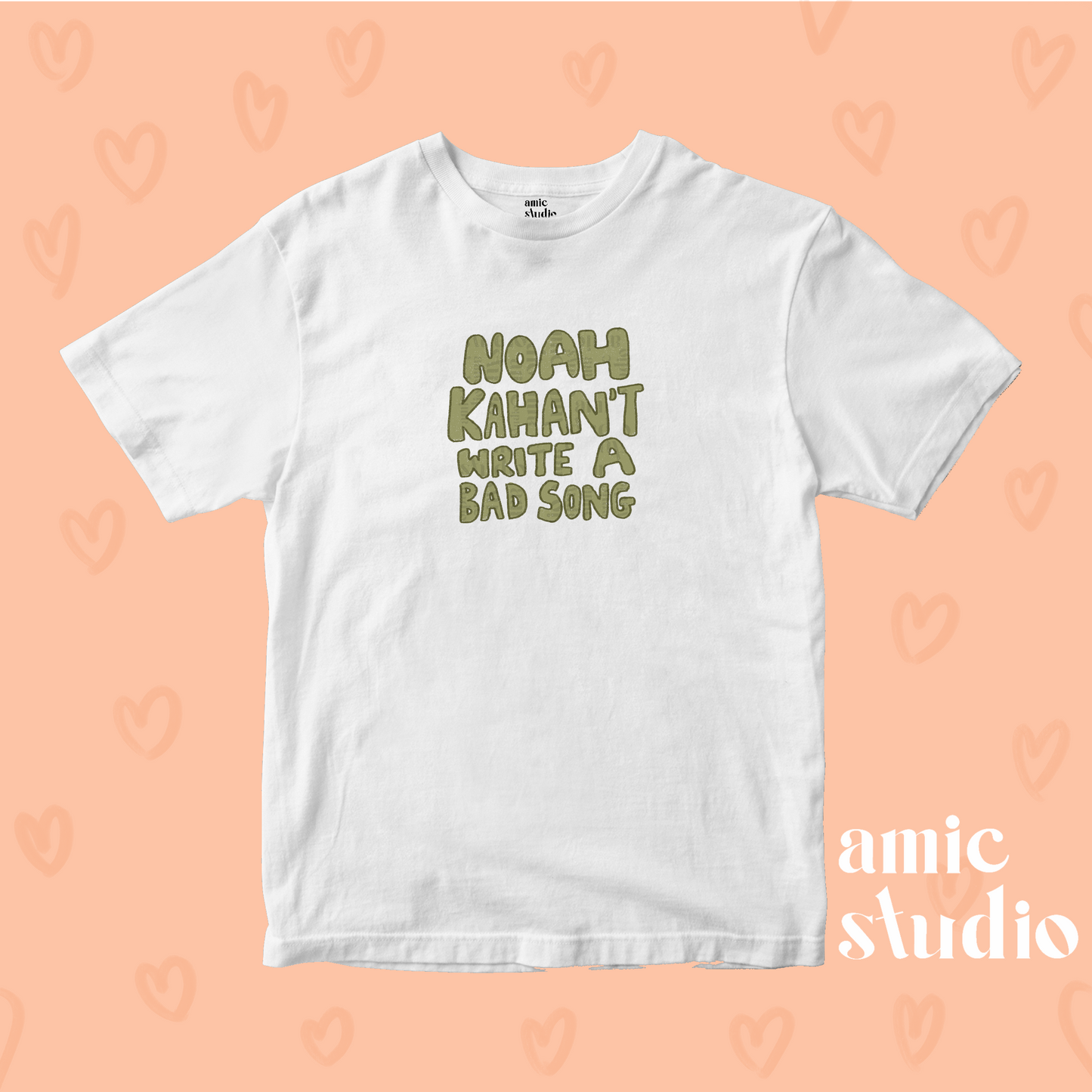 noah kahan't write a bad song tee